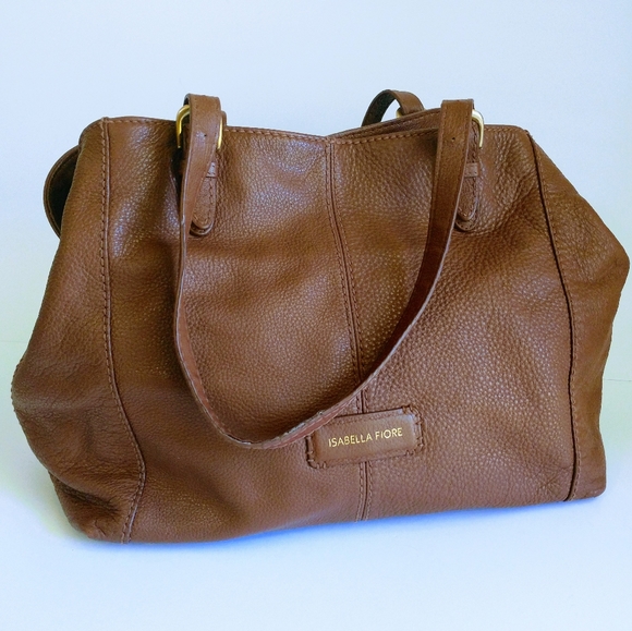ISABELLA FIORE Brown Leather Shoulder Bag - Picture 3 of 15